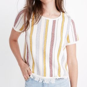 Madewell Blakley Stripe Sweater Tee